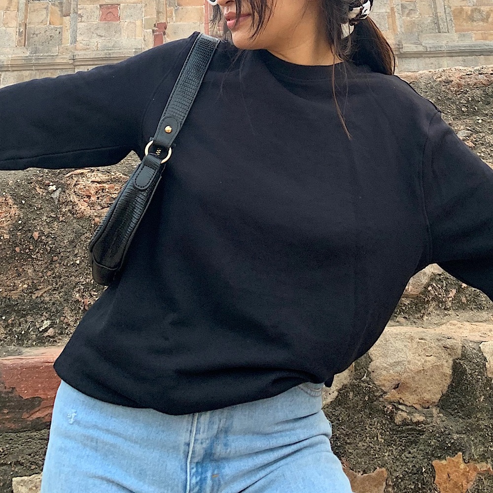 Lightweight Cotton Sweatshirt - Picture 2 of 4